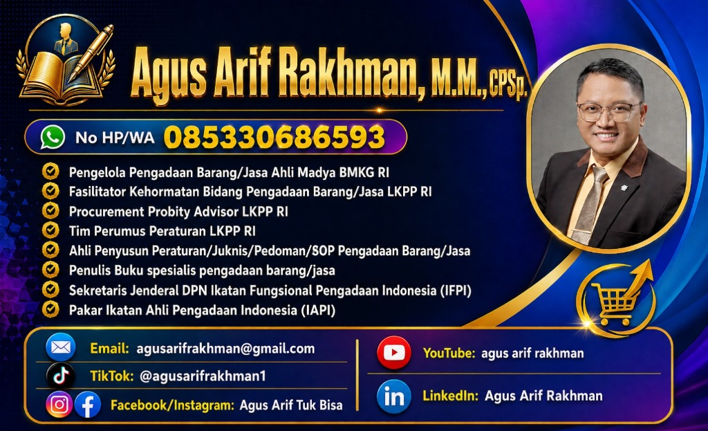 Profil Konsultan - Agus Arif Rakhman, M.M., CPSp.
